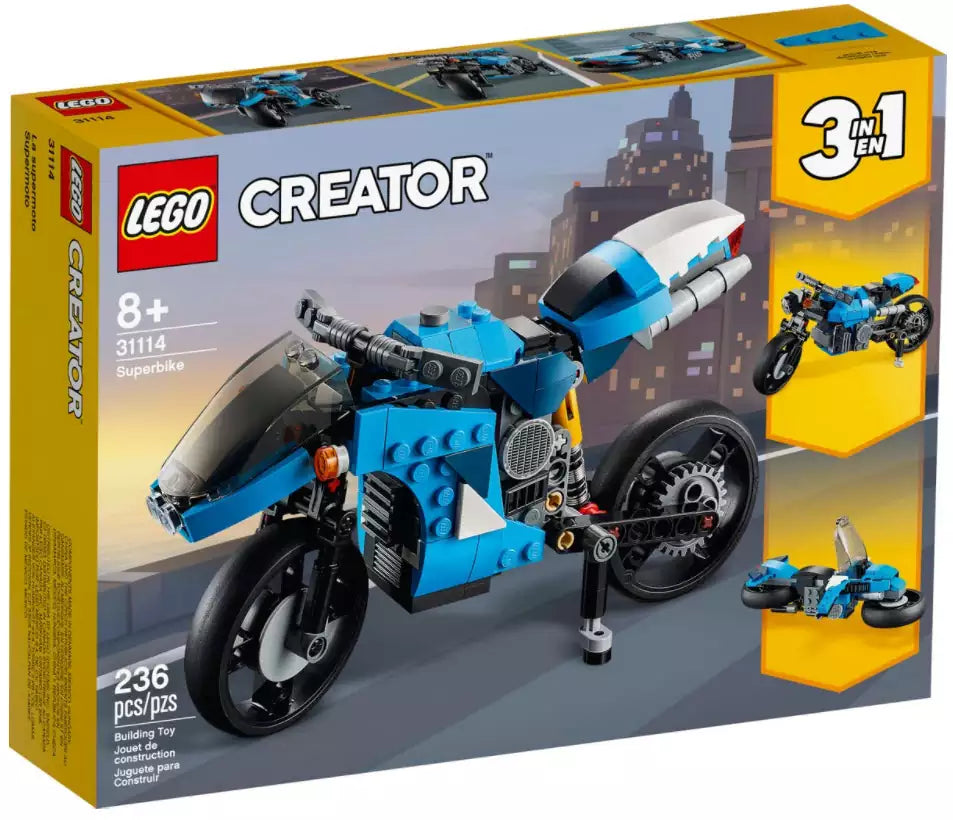 Verpackung: LEGO Creator 31114 Geländemotorrad