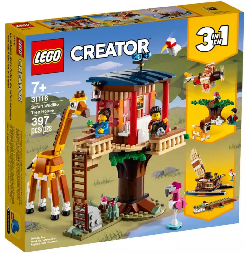 Verpackung: LEGO Creator 31116 Safari-Baumhaus