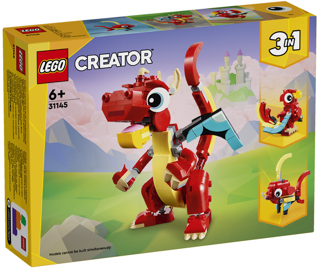 Verpackung: LEGO Creator 31145 Roter Drache