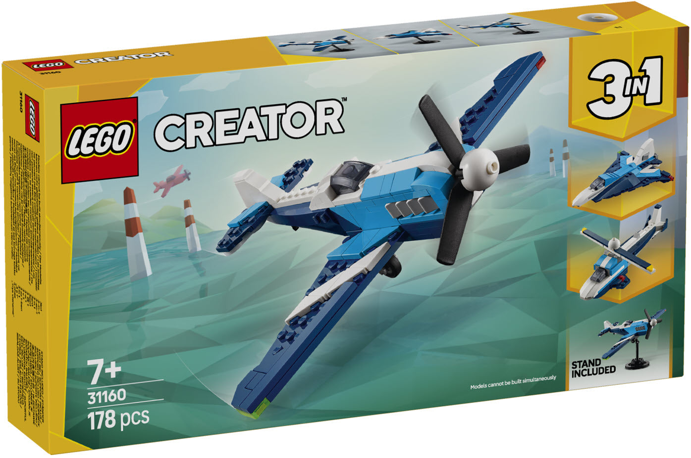 Verpackung: LEGO Creator 31160 Flieger: Rennflugzeug
