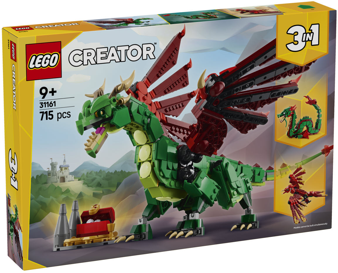 Verpackung: LEGO Creator 31161 Grüner Drache