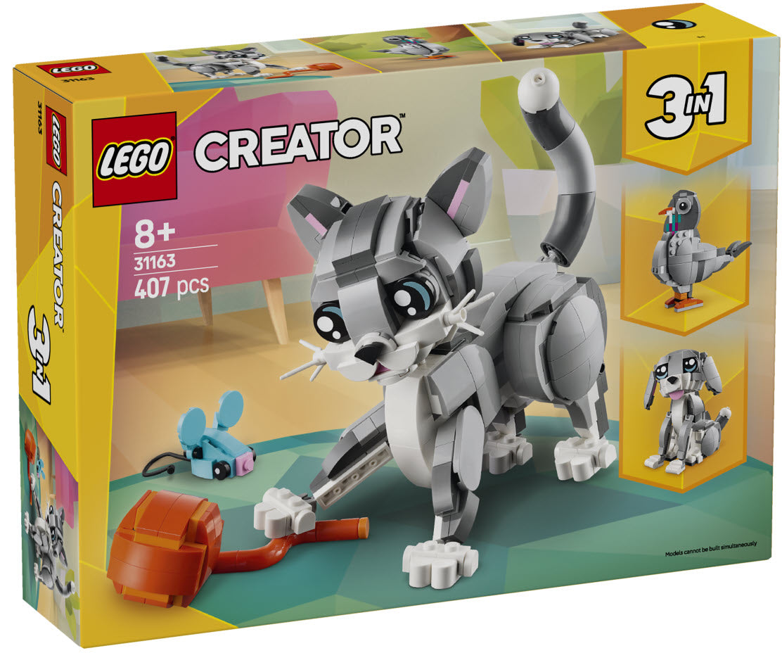Verpackung: LEGO Creator 31163 Graue Katze