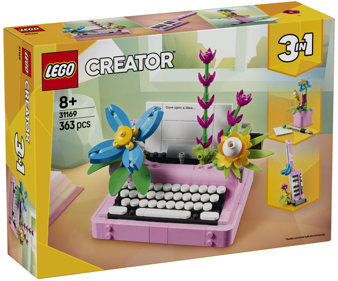 Verpackung: LEGO Creator 31169 Schreibmaschine mit Blumen