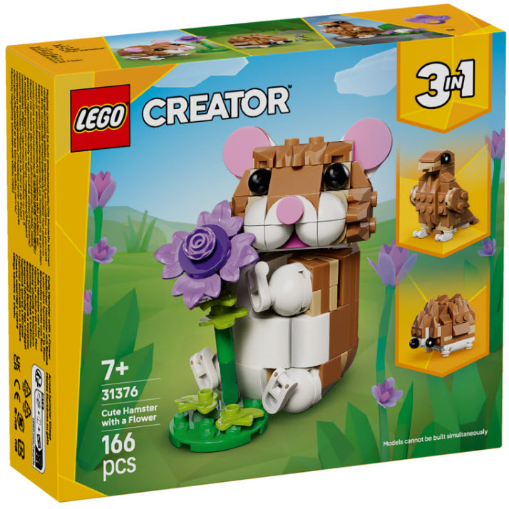 Verpackung: LEGO Creator 31376 Niedlicher Hamster mit Blume