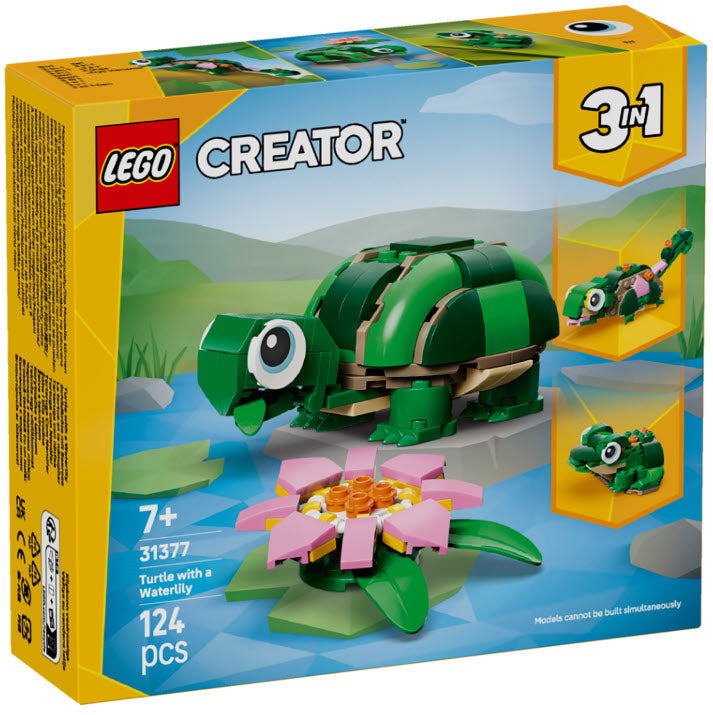 Verpackung: LEGO Creator 31377 Schildkröte mit Seerose
