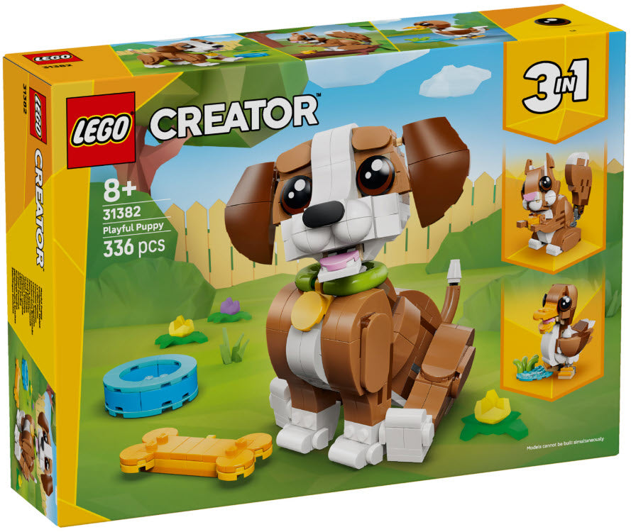 Verpackung: LEGO Creator 31382 Niedliche Tiere: Verspielter Welpe