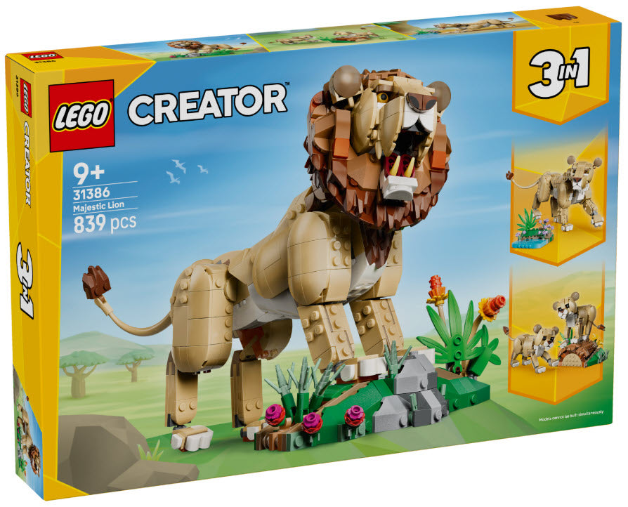 Verpackung: LEGO Creator 31386 Wilde Tiere: Majestätischer Löwe