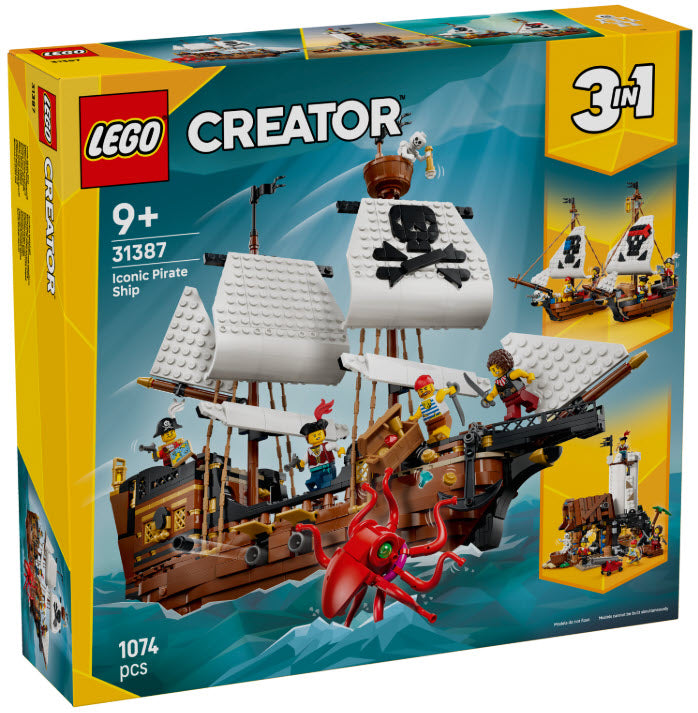 Verpackung: LEGO Creator 31387 Legendäres Piratenschiff