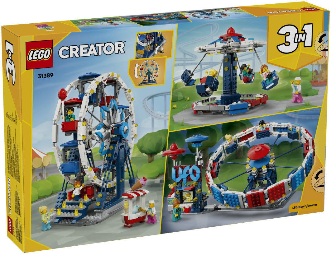 Box Rückseite: LEGO Creator 31389 Legendäres Riesenrad