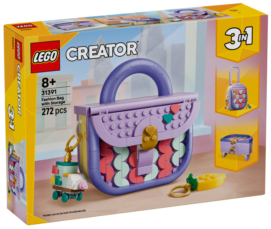 Verpackung: LEGO Creator 31391 Modische Tasche mit Staufach