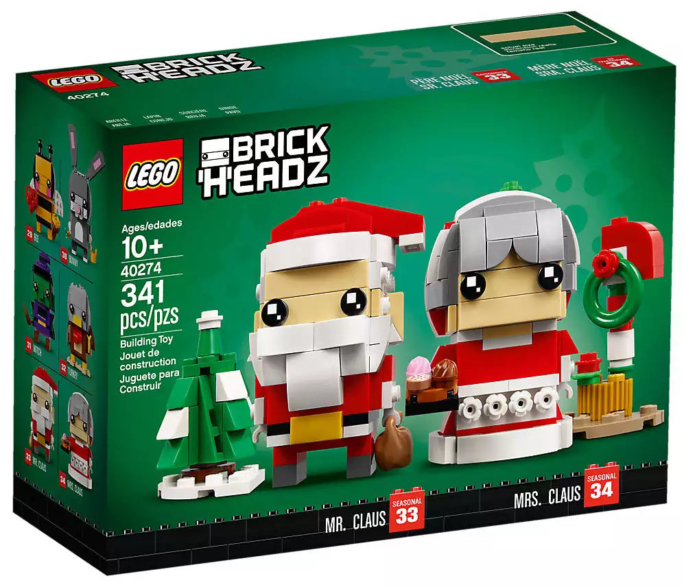 Verpackung: LEGO Brickheadz 40274 Herr und Frau Weihnachtsmann
