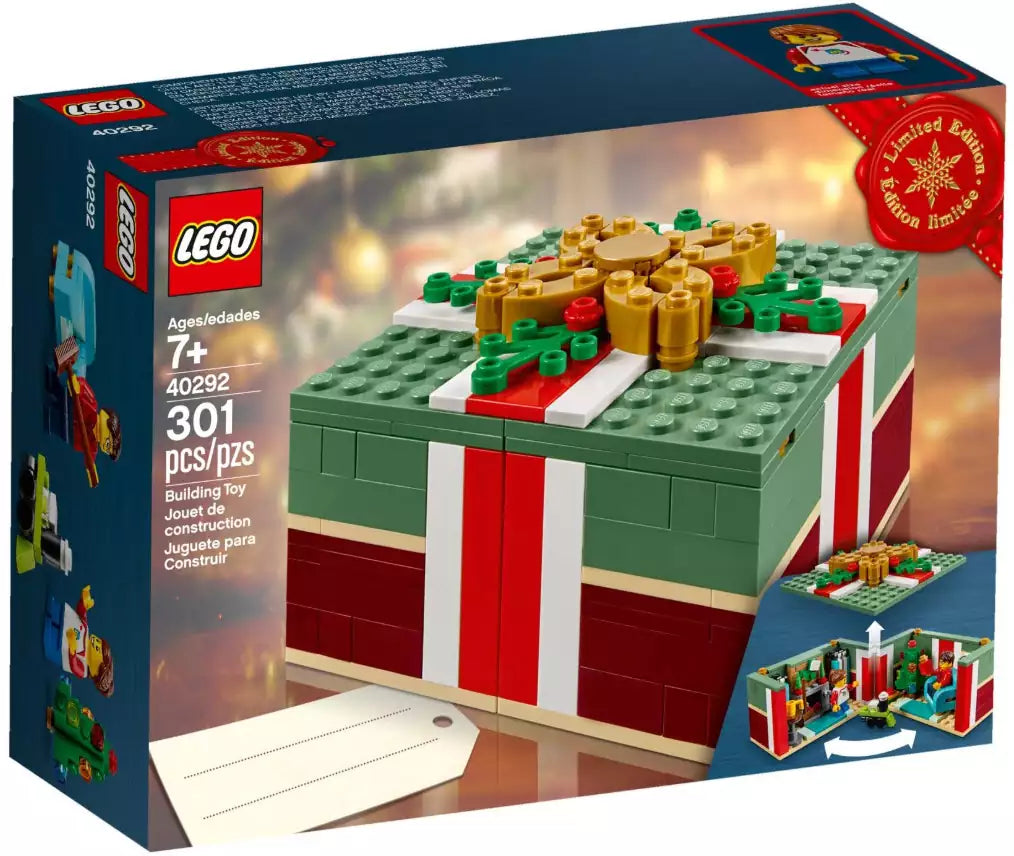 Verpackung: LEGO Saisonale Sets 400292 Weihnachtsgeschenkbox Limited Edition 2018