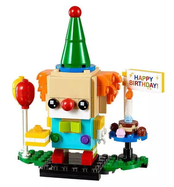 Inhalt: LEGO Brickheadz 40348 Geburtstagsclown