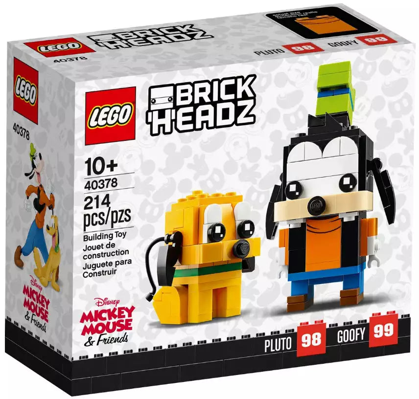 Verpackung: LEGO Brickheadz 40378 Goofy & Pluto