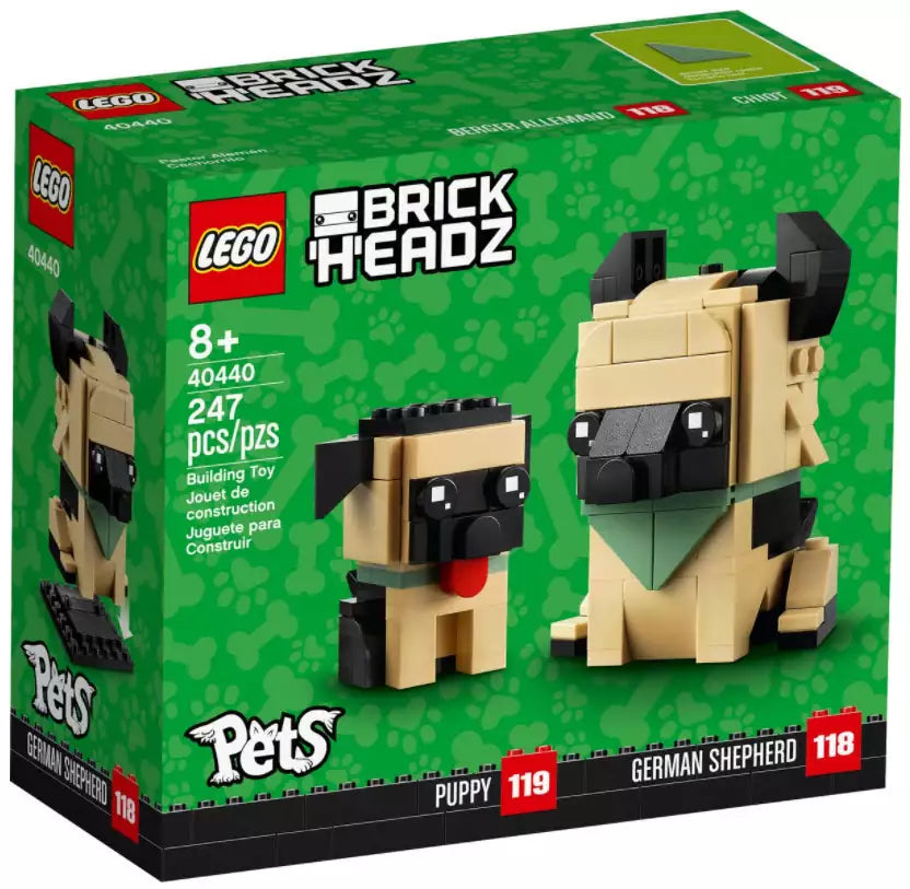 Verpackung: LEGO Brickheadz 40440 Deutscher Schäferhund