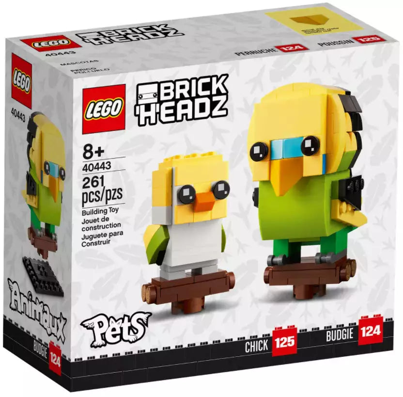 Verpackung: LEGO Brickheadz 40443 Wellensittich