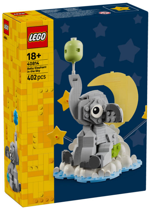 Verpackung: LEGO Seasonal 40814 Schwebender Baby-Elefant