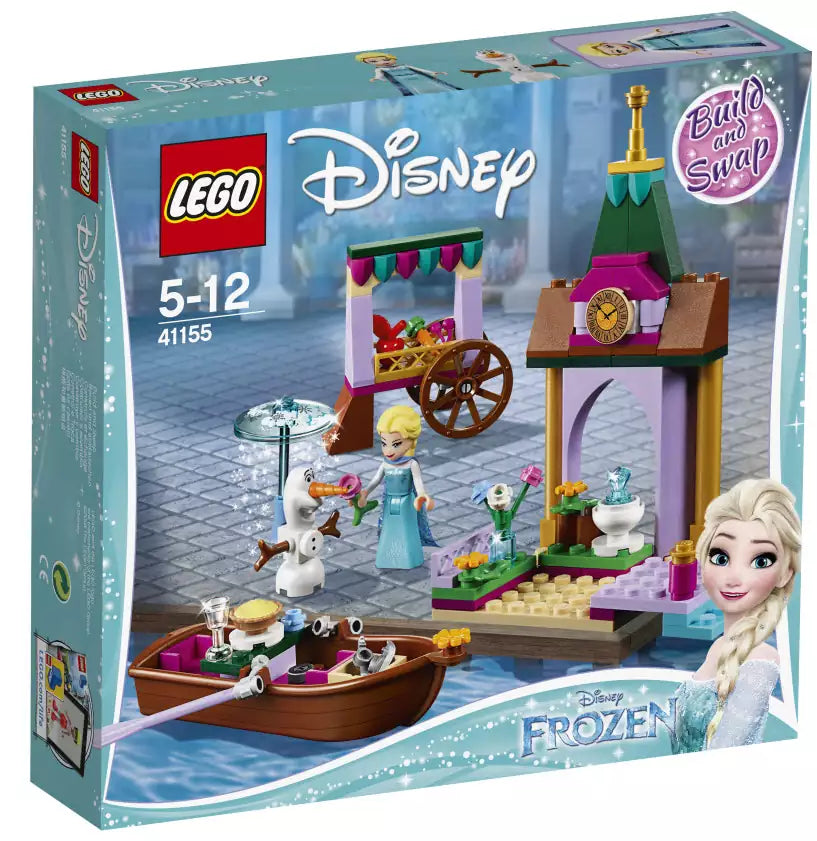 Verpackung: LEGO Disney Princess 41155 Elsas Abenteuer auf dem Markt