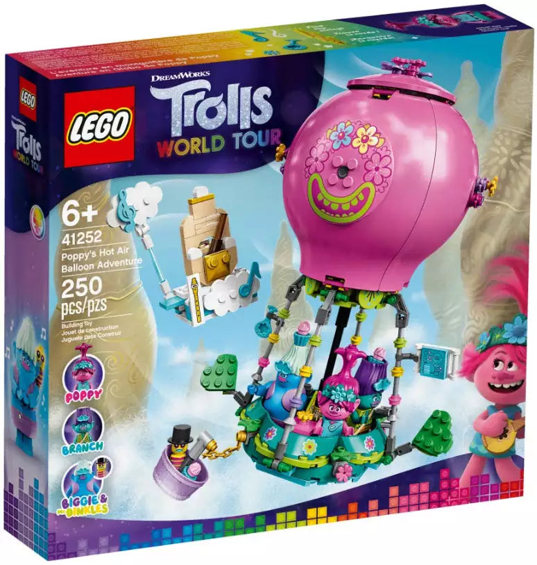 Verpackung: LEGO Trolls 41252 Poppys Heißluftballon