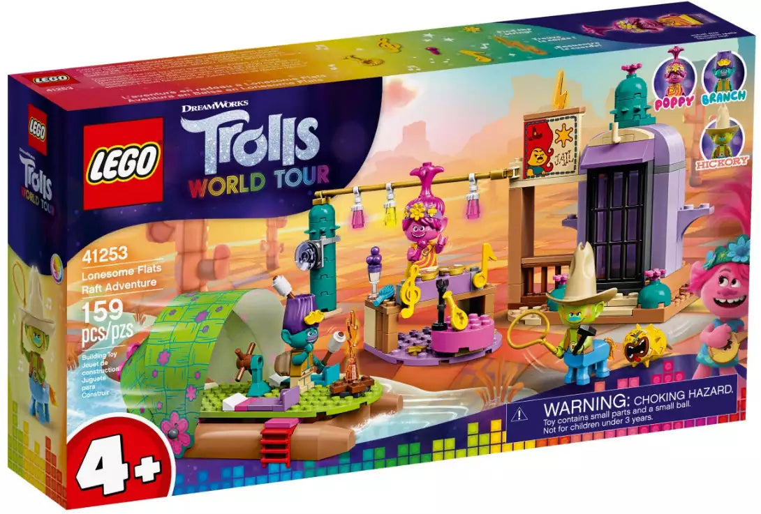 Verpackung: LEGO Trolls 41253 Floßabenteuer in Einsamshausen