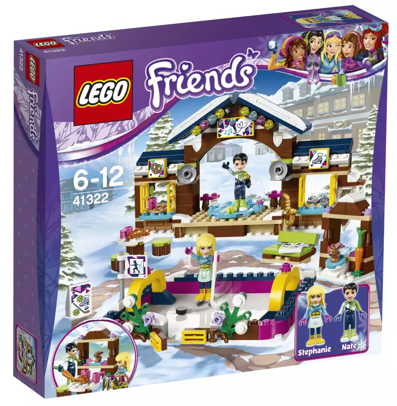 LEGO Friends 41322 Eislaufplatz im Wintersportort, Verpackung