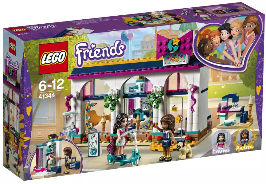 Verpackung: LEGO Friends 41344 Andreas Accessoire-Laden