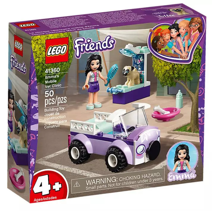 Verpackung: LEGO Friends 41360 Emmas mobile Tierarztpraxis