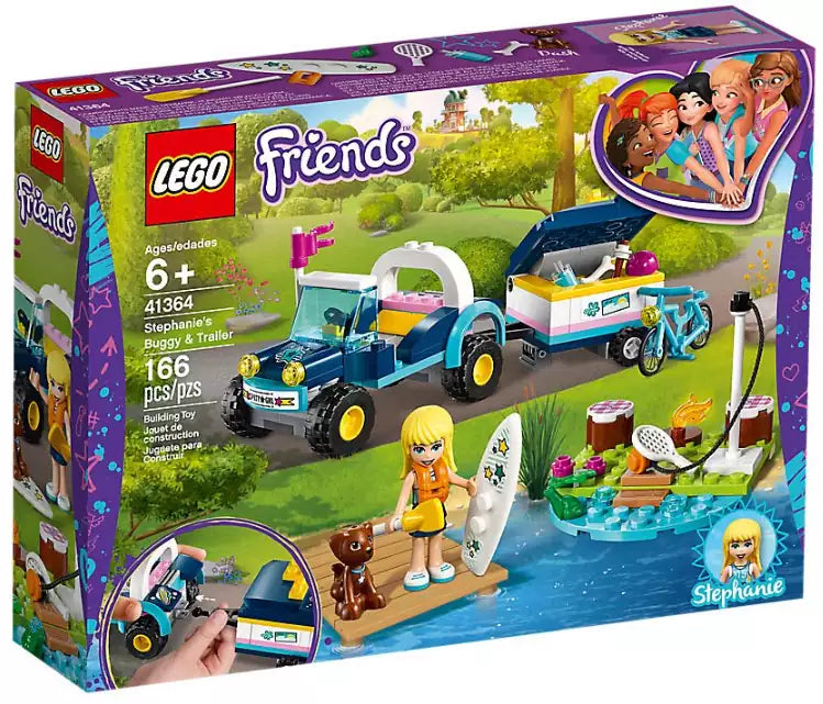 Verpackung: LEGO Friends 41364 Stephanies Cabrio mit Anhänger