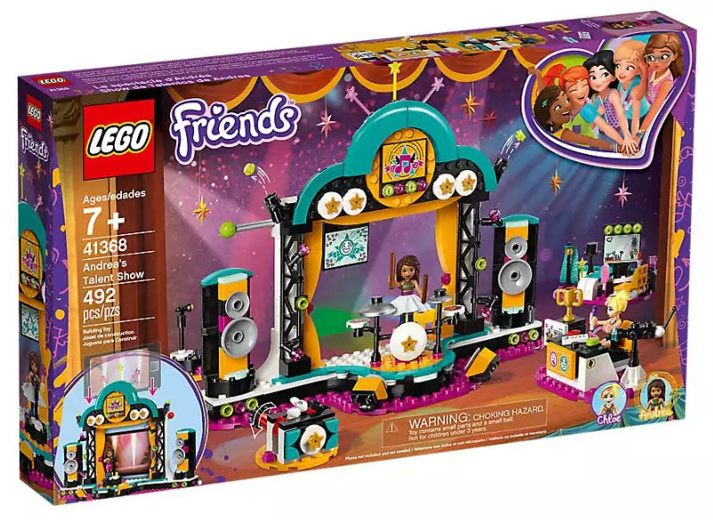 Verpackung: LEGO Friends 41368 Andreas Talentshow