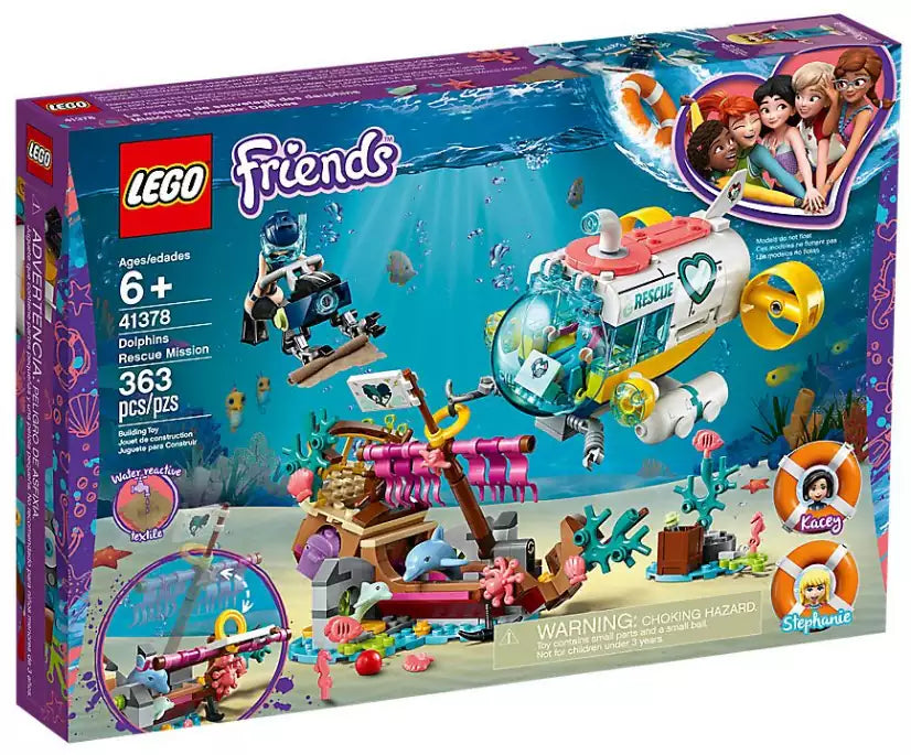 Verpackung: LEGO Friends 41378 Rettungs-U-Boot für Delfine
