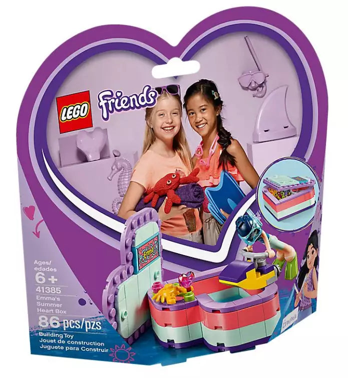 Verpackung: LEGO Friends 41385 Emmas sommerliche Herzbox