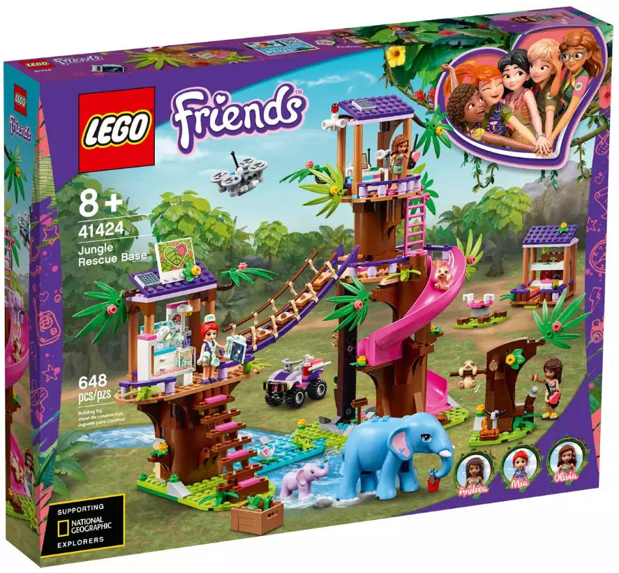 Verpackung: LEGO Friends 41424 Tierrettungsstation im Dschungel