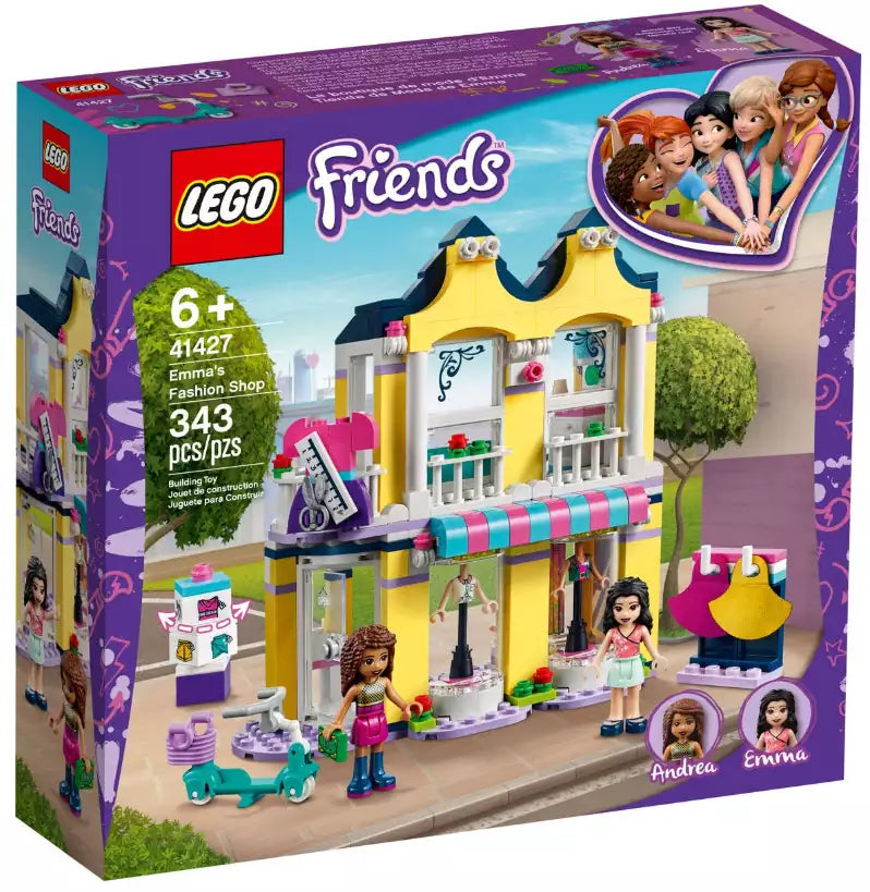 Verpackung: LEGO Friends 41427 Emmas Mode-Geschäft