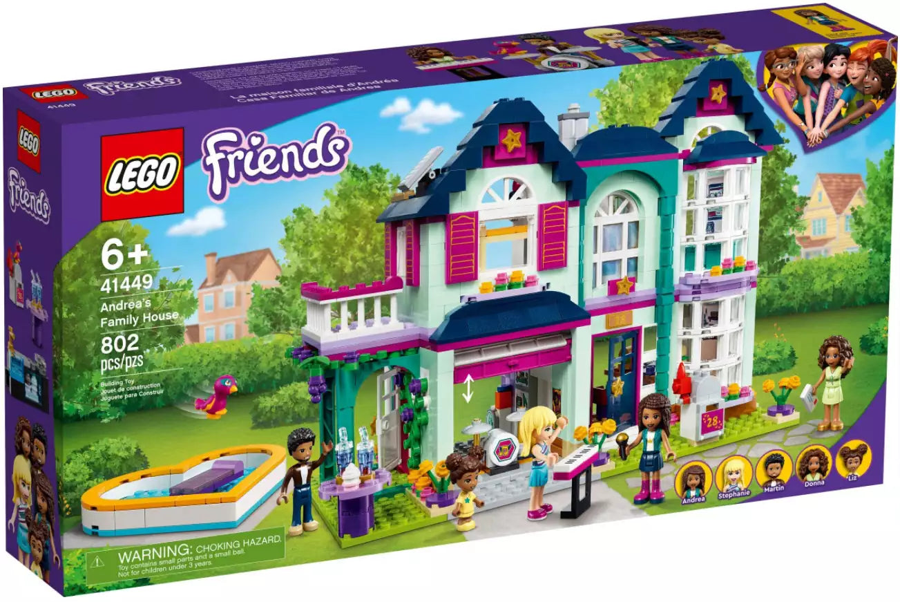 Verpackung: LEGO Friends 41449 Andreas Haus
