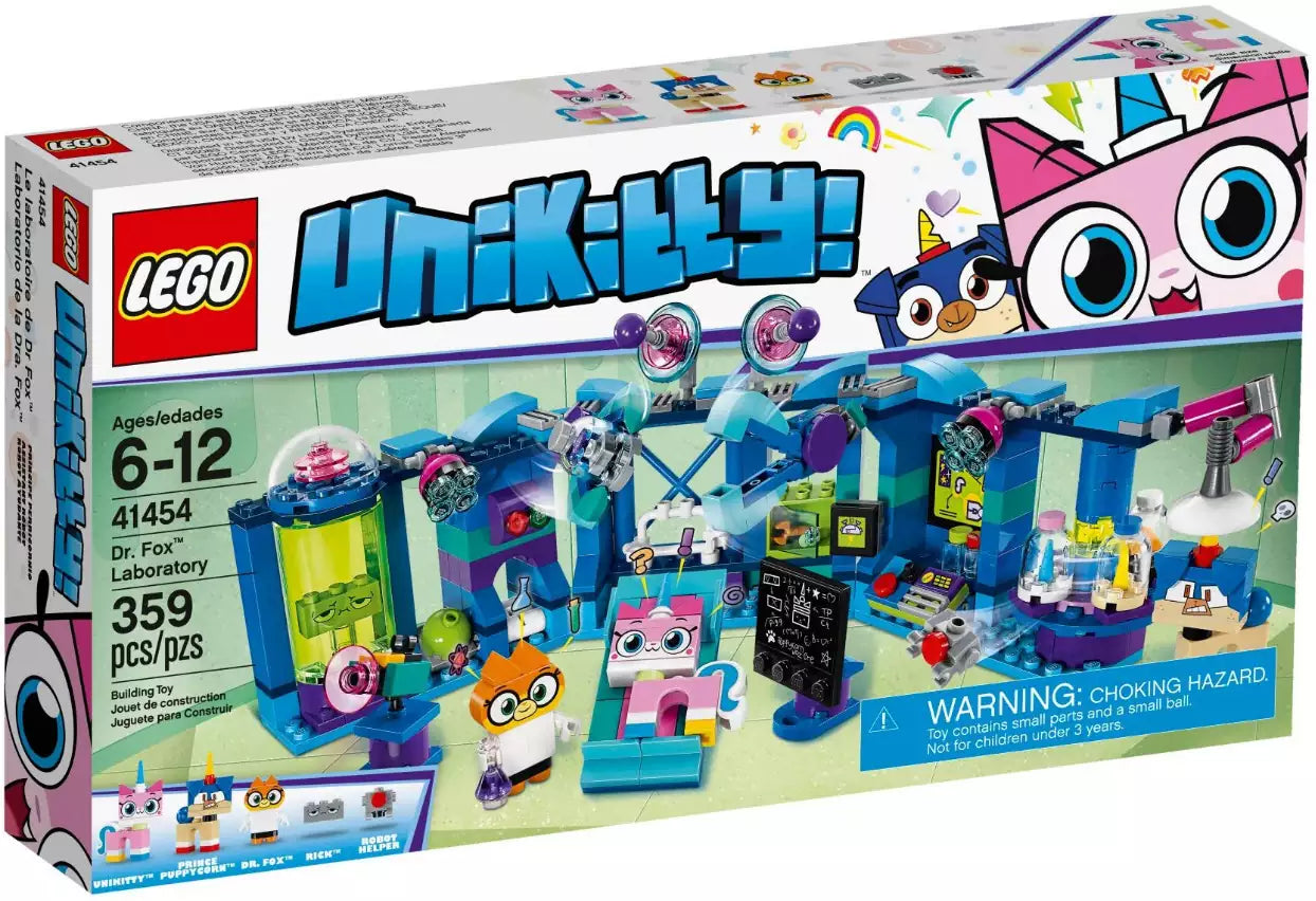 Verpackung: LEGO UniKitty 41454 Das Labor von Dr. Füchsin