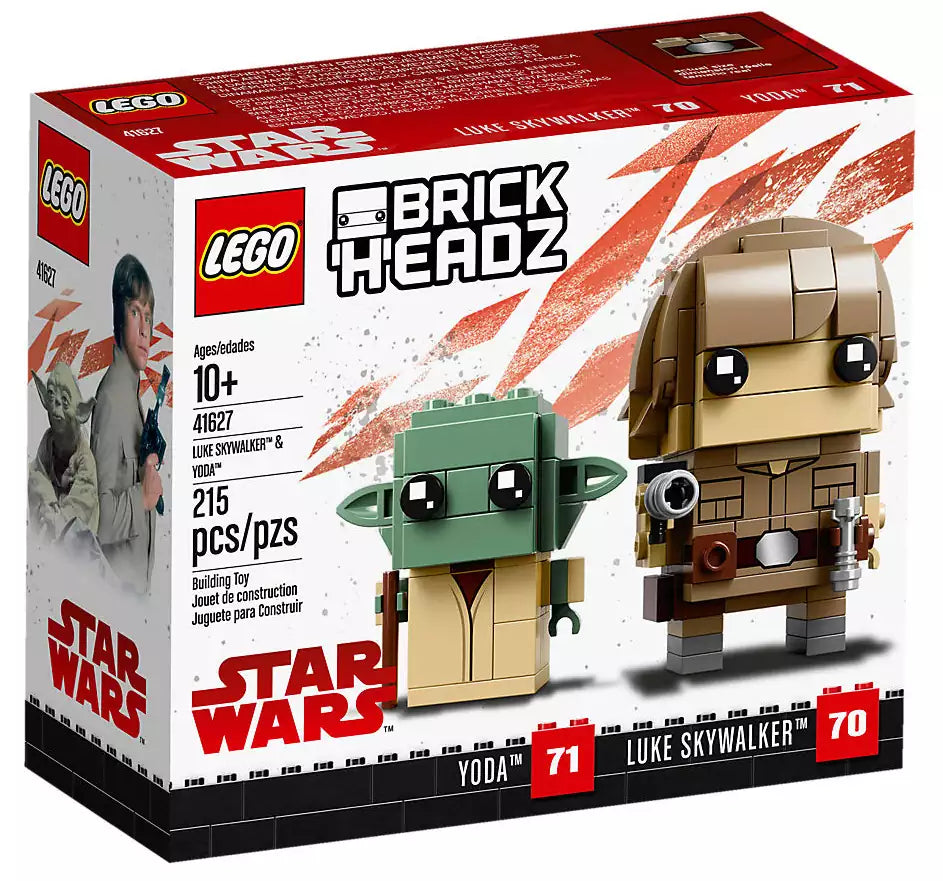 Verpackung: LEGO Brickheadz 41627 Luke Skywalker und Yoda