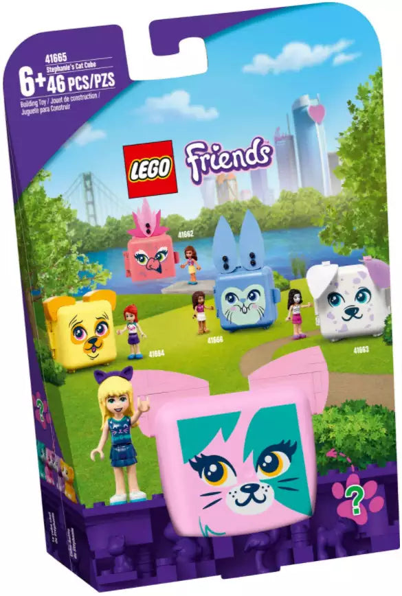 Verpackung: LEGO Friends 41665 Stephanies Katzen-Würfel