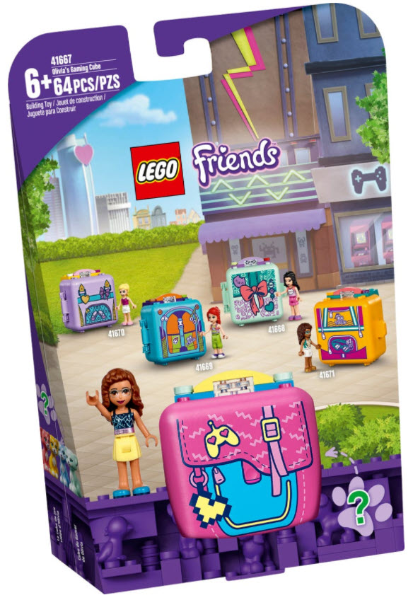 Verpackung: LEGO Friends 41667 Olivias Spiele-Würfel