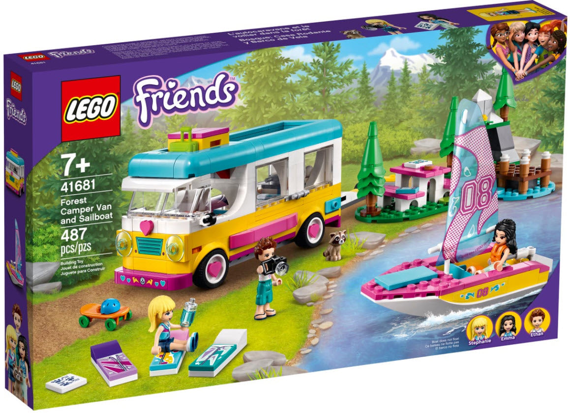 Verpackung: LEGO Friends 41681 Wohnmobil- und Segelbootausflug