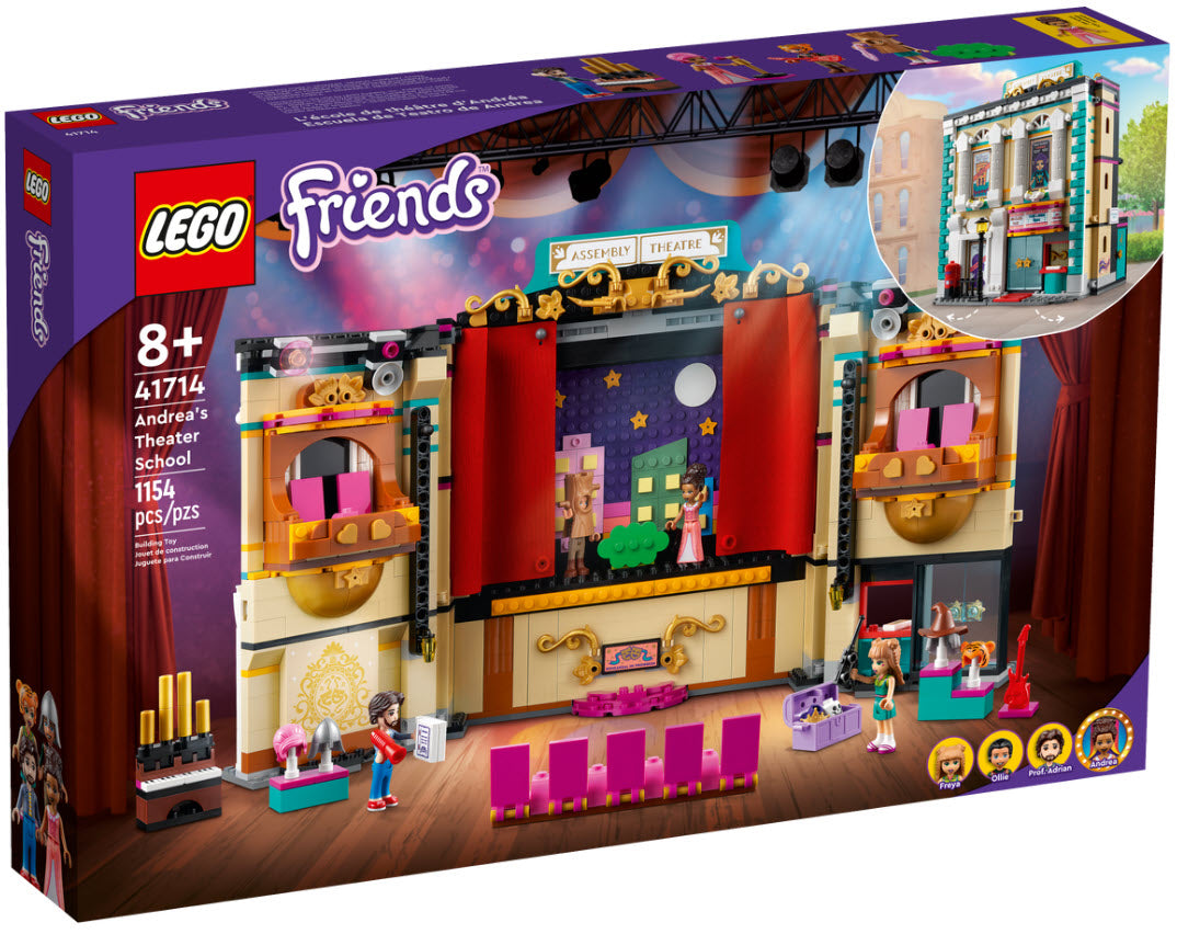 Verpackung: LEGO Friends 41714 Andreas Theaterschule