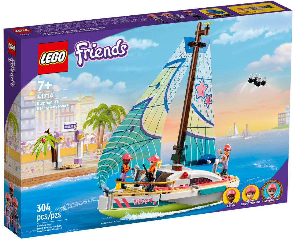 Verpackung: LEGO Friends 41716 Stephanies Segelabenteuer
