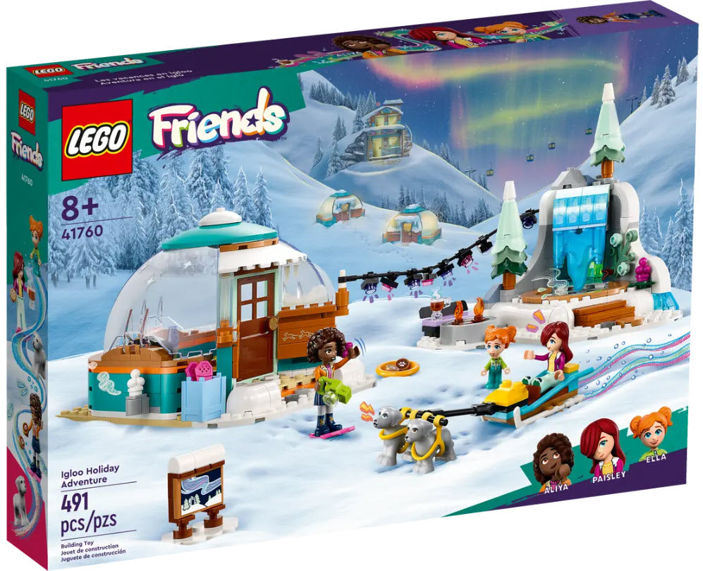 Verpackung: LEGO Friends 41760 Ferien im Iglu