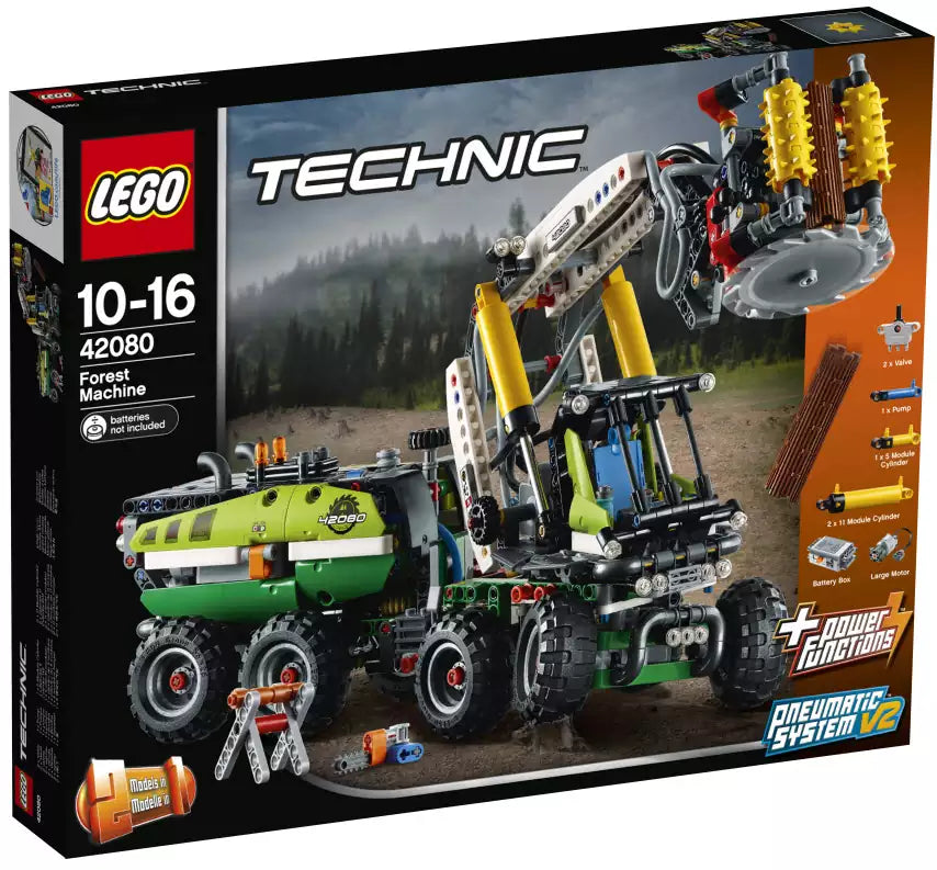 Verpackung: LEGO Technic 42080 Harvester-Forstmaschine