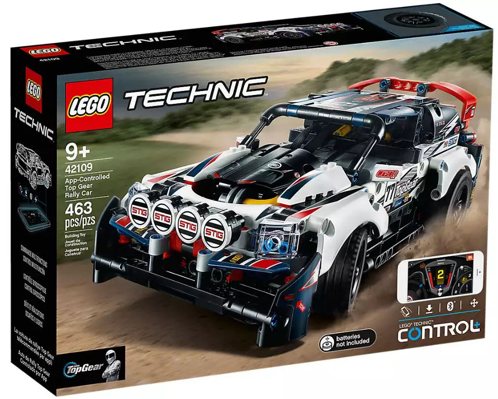 Verpackung: LEGO Technic 42109 Top-Gear Ralleyauto mit App-Steuerung