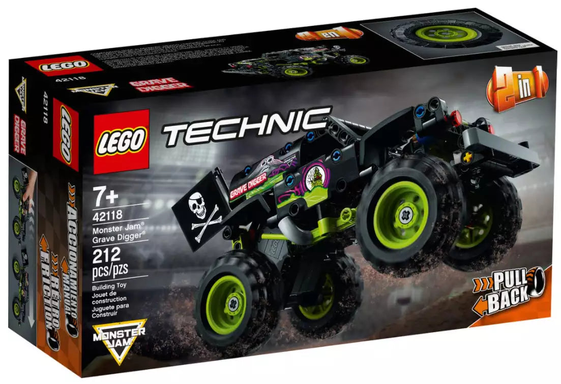 Verpackung: LEGO Technic 42118 Monster Jam Grave Digger