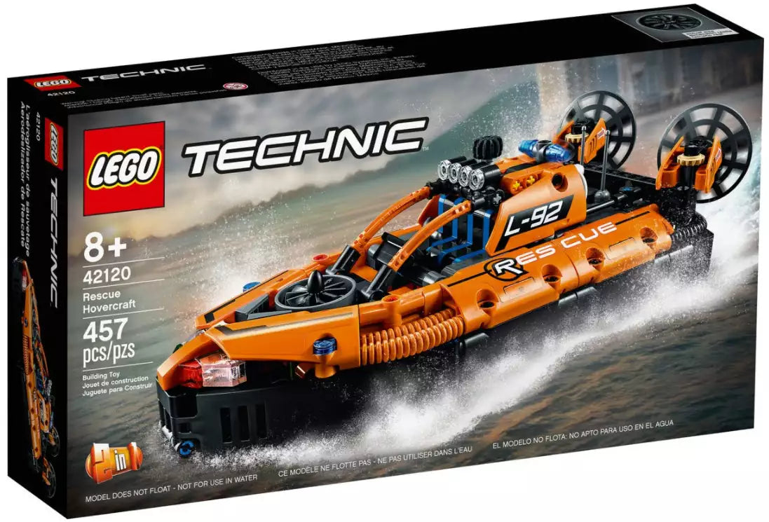 Verpackung: LEGO Technic 42120 Luftkissenboot für Rettungseinsätze