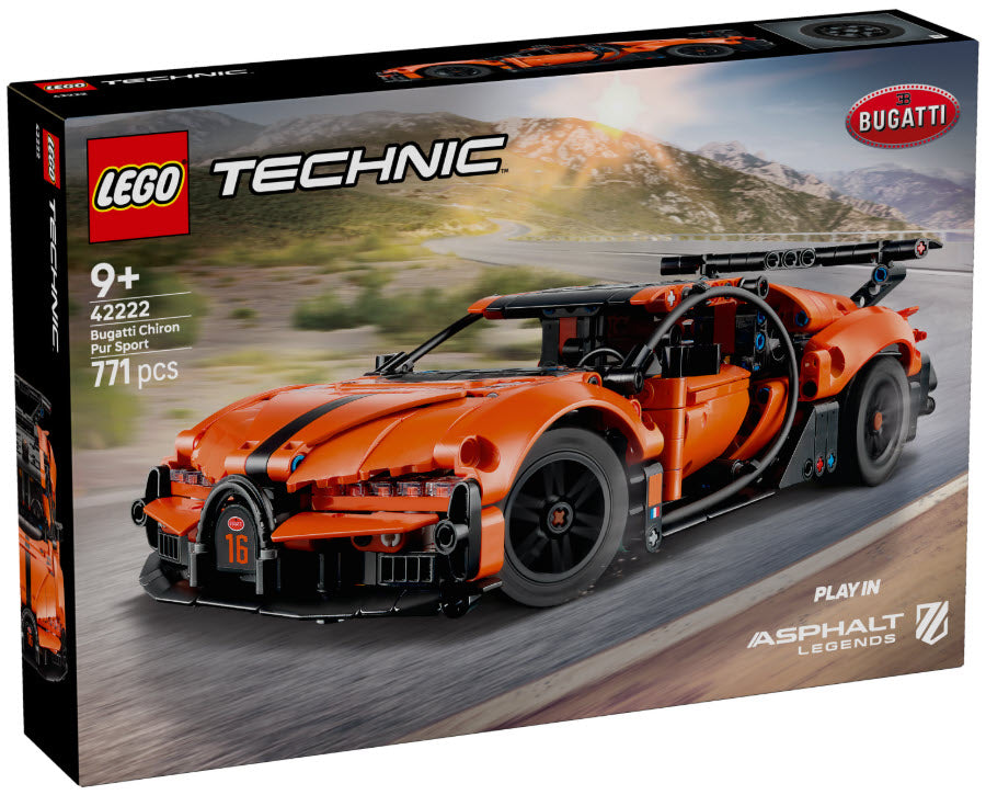 Verpackung: LEGO Technic 42222 Bugatti Chiron Pur Sport Hypercar