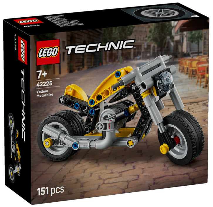 Verpackung: LEGO Technic 42225 Gelbes Motorrad