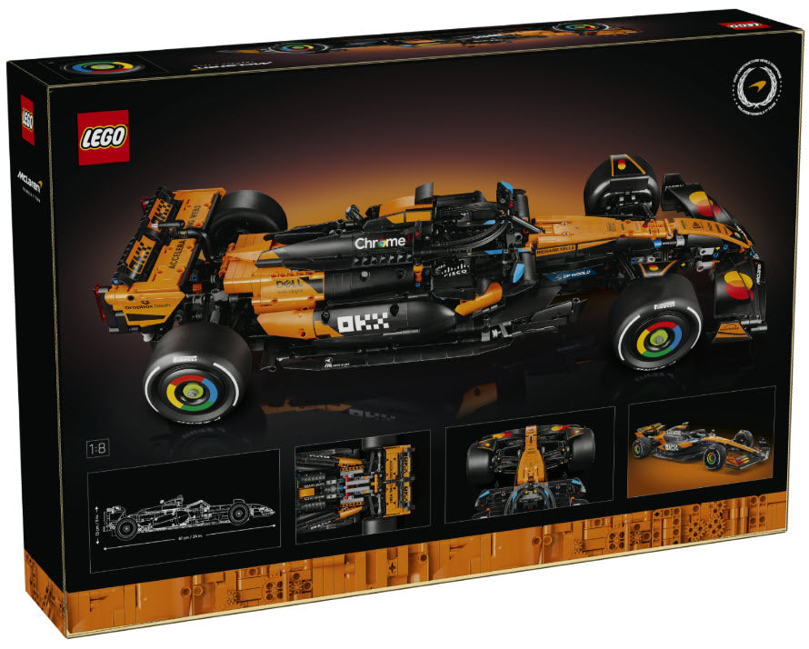 Box Rückseite: LEGO Technic 42228 McLaren MCL39 F1 Rennwagen