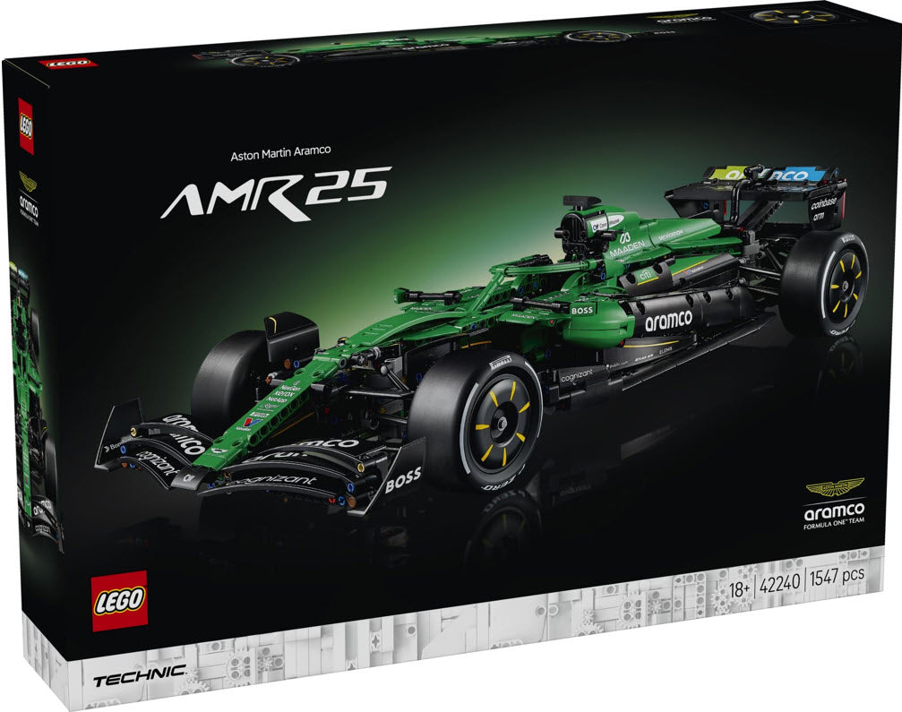 Verpackung: LEGO Technic 42240 Aston Martin Aramco AMR25 F1 Auto